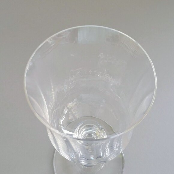 Mikasa French Countryside Water Goblet Set of 2, Clear Optic Design Discontinued - Picture 6 of 8